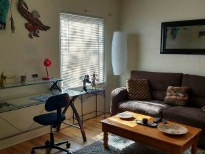 Roxbury West Unit H Livingroom Albuquerque Airbnb